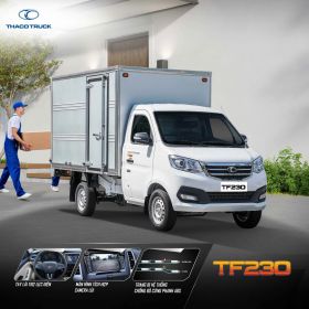 Thaco TF230 Thùng KíN 1 Cửa Hông